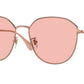 Versace VE2259D Irregular Sunglasses  1412/5-Rose Gold 58-140-17 - Color Map Gold