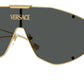 Versace VE2268 Irregular Sunglasses  100287-Gold 42-115-142 - Color Map Gold