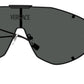 Versace VE2268 Irregular Sunglasses  143387-Matte Black 42-115-142 - Color Map Black