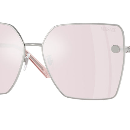 Versace VE2270D Square Sunglasses  10007V-Silver 63-145-15 - Color Map Silver