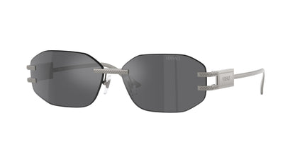 Versace VE2274 Irregular Sunglasses  10016G-Gunmetal 58-140-13 - Color Map Grey