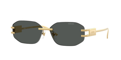 Versace VE2274 Irregular Sunglasses  100287-Gold 58-140-13 - Color Map Gold