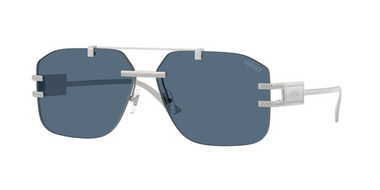 Versace VE2275 Irregular Sunglasses  100080-Silver 60-140-13 - Color Map Silver
