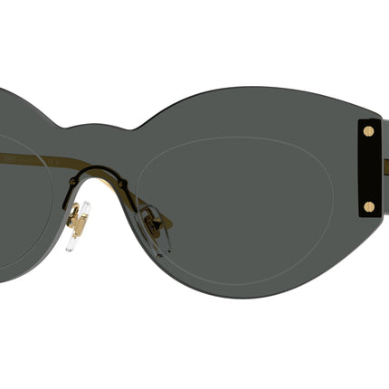 Versace VE2276 Irregular Sunglasses  100287-Dark Grey 0-140-144 - Color Map Grey