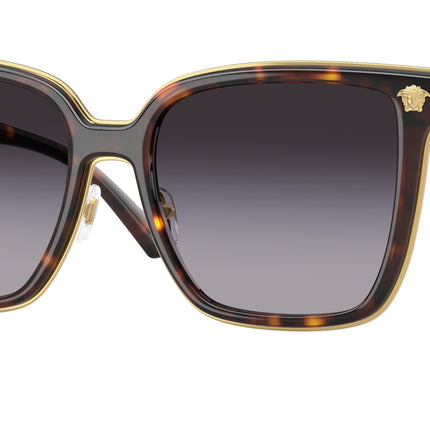 Versace VE2278D Butterfly Sunglasses  108/8G-Havana 58-150-19 - Color Map Tortoise