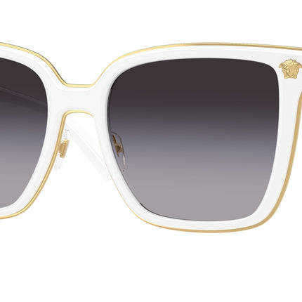 Versace VE2278D Butterfly Sunglasses  314/8G-White 58-150-19 - Color Map White