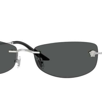 Versace VE2279 Irregular Sunglasses  100087-Silver 60-135-18 - Color Map Silver