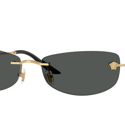 Versace VE2279 Irregular Sunglasses  100287-Gold 60-135-18 - Color Map Gold