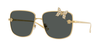 Versace VE2282 Square Sunglasses  100287-Gold 59-140-15 - Color Map Gold