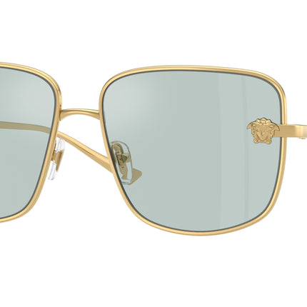 Versace VE2282 Square Sunglasses  10029C-Gold 59-140-15 - Color Map Gold