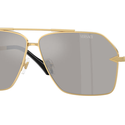 Versace VE2284 Square Sunglasses  10026G-Gold 63-140-10 - Color Map Gold