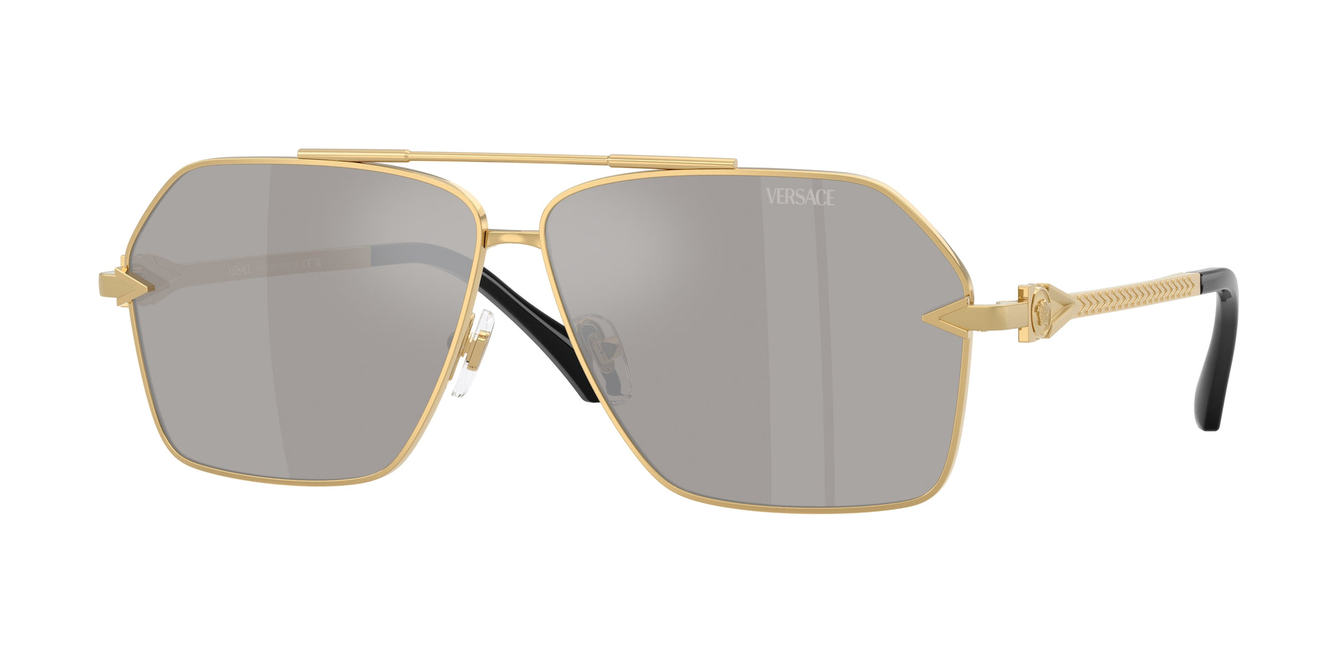 Versace VE2284 Square Sunglasses  10026G-Gold 63-140-10 - Color Map Gold