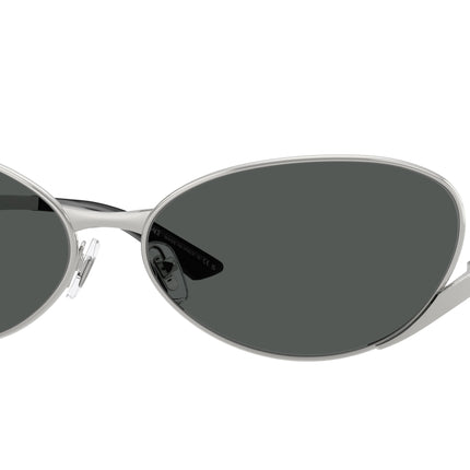 Versace VE2285 Oval Sunglasses  100087-Silver 64-135-16 - Color Map Silver