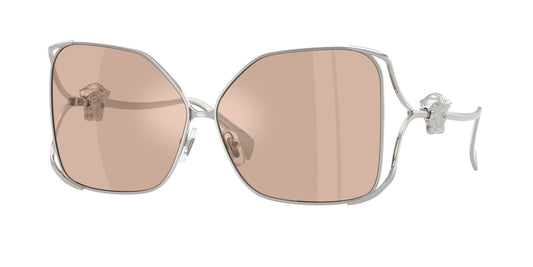Versace VE2288 Square Sunglasses  1001/5-Silver 62-130-11 - Color Map Silver