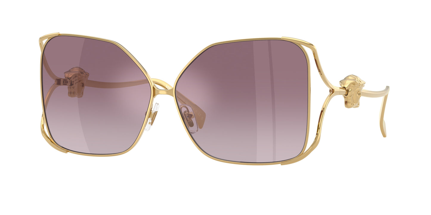 Versace VE2288 Square Sunglasses  10026X-Gold 62-130-11 - Color Map Gold