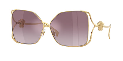 Versace VE2288 Square Sunglasses  10026X-Gold 62-130-11 - Color Map Gold