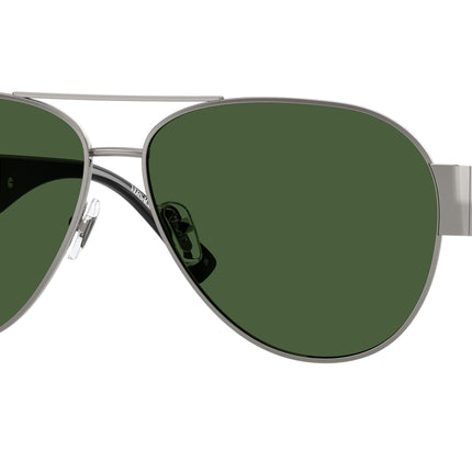 Versace VE2289 Pilot Sunglasses  100071-Gunmetal 61-145-13 - Color Map Grey