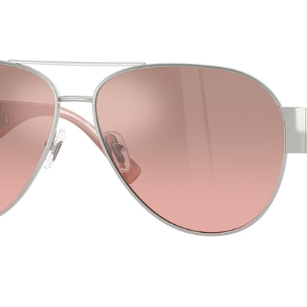 Versace VE2289 Pilot Sunglasses  10017E-Silver 61-145-13 - Color Map Silver