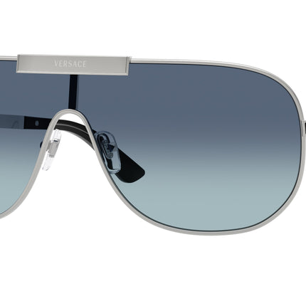 Versace VE2293 Irregular Sunglasses  100019-Silver 0-140-140 - Color Map Silver