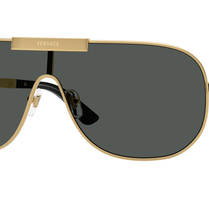 Versace VE2293 Irregular Sunglasses  100287-Gold 0-140-140 - Color Map Gold