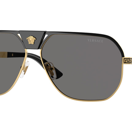 Versace VE2294 Square Sunglasses  100281-Black 61-145-12 - Color Map Black