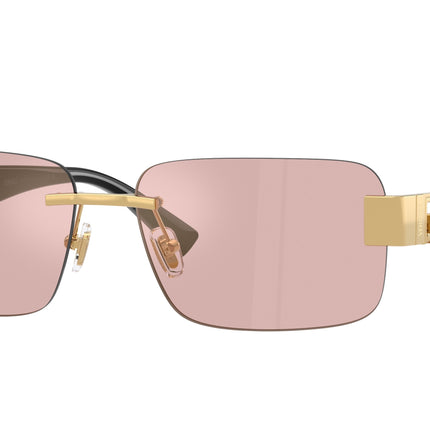Versace VE2298 Rectangle Sunglasses  10021T-Gold 58-145-15 - Color Map Gold