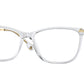 Versace VE3274B Pillow Eyeglasses  5305-Transparent Grey 54-140-16 - Color Map Grey