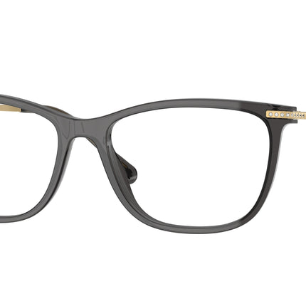 Versace VE3274B Pillow Eyeglasses  5483-Black Transparent 54-140-16 - Color Map Black