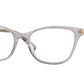 Versace VE3293 Cat Eye Eyeglasses  593-Transparent Grey 55-140-18 - Color Map Grey