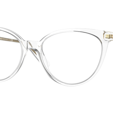 Versace VE3298B Phantos Eyeglasses  148-Crystal 55-140-17 - Color Map Transparent