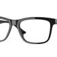 Versace VE3319F Phantos Eyeglasses  GB1-Black 55-145-17 - Color Map Black
