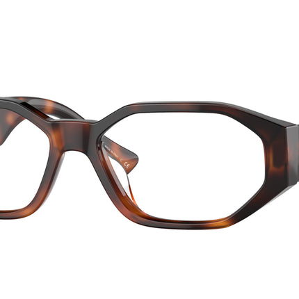 Versace VE3320U Irregular Eyeglasses  5217-Light Havana 56-145-16 - Color Map Tortoise