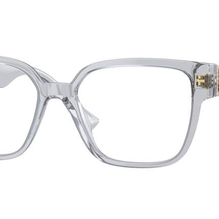 Versace VE3329B Square Eyeglasses  5305-Transparent Grey 52-145-17 - Color Map Grey