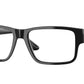 Versace VE3342 Rectangle Eyeglasses  5360-Black 57-150-17 - Color Map Black