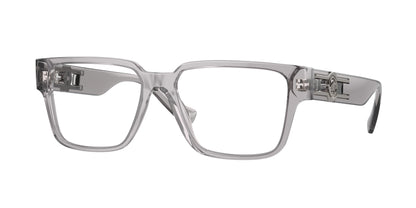 Versace VE3346 Rectangle Eyeglasses  593-Grey Transparent 53-140-16 - Color Map Grey