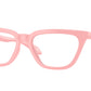 Versace VE3352U Cat Eye Eyeglasses  5452-Pink Bubble Gum 53-140-17 - Color Map Pink