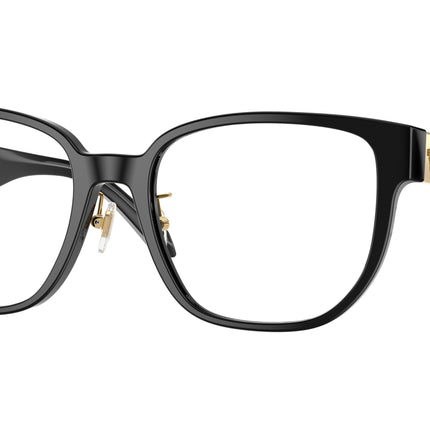 Versace VE3360D Square Eyeglasses  GB1-Black 54-145-18 - Color Map Black