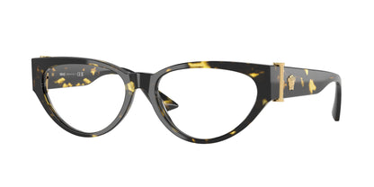 Versace VE3366 Cat Eye Eyeglasses  5428-Havana 55-140-16 - Color Map Tortoise