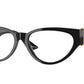 Versace VE3366 Cat Eye Eyeglasses  GB1-Black 55-140-16 - Color Map Black
