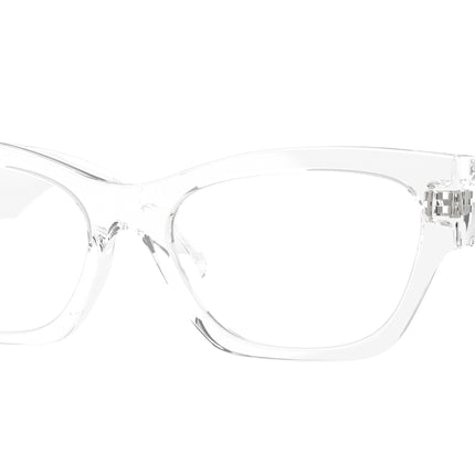 Versace VE3367U Cat Eye Eyeglasses  148-Crystal 54-140-17 - Color Map Transparent