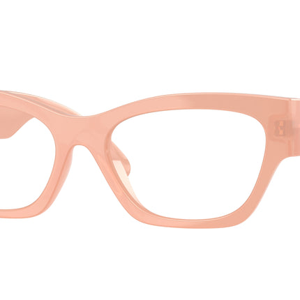 Versace VE3367U Cat Eye Eyeglasses  5392-Pink Opal 54-140-17 - Color Map Pink