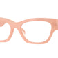 Versace VE3367U Cat Eye Eyeglasses  5392-Pink Opal 54-140-17 - Color Map Pink