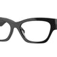 Versace VE3367U Cat Eye Eyeglasses  GB1-Black 54-140-17 - Color Map Black