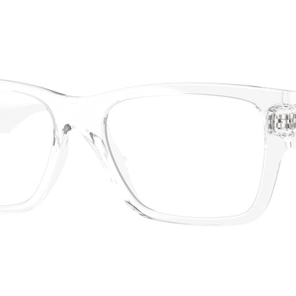 Versace VE3368U Square Eyeglasses  148-Crystal 55-140-17 - Color Map Transparent