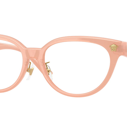 Versace VE3370D Phantos Eyeglasses  5497-Opal Pink 54-145-16 - Color Map Pink