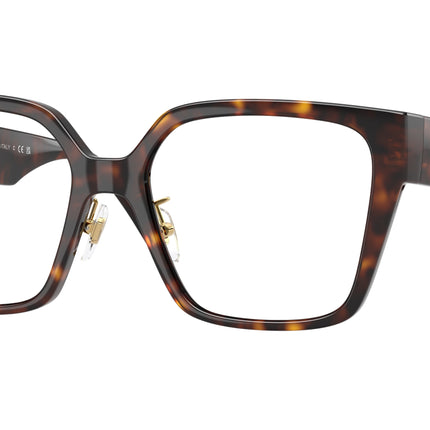 Versace VE3371D Square Eyeglasses  108-Havana 54-145-17 - Color Map Tortoise