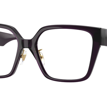 Versace VE3371D Square Eyeglasses  5263-Cherry Red 54-145-17 - Color Map Red
