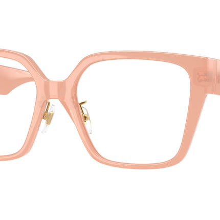 Versace VE3371D Square Eyeglasses  5497-Opal Pink 54-145-17 - Color Map Pink