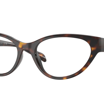 Versace VE3372U Cat Eye Eyeglasses  108-Havana 54-140-17 - Color Map Tortoise