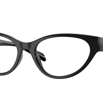 Versace VE3372U Cat Eye Eyeglasses  GB1-Black 54-140-17 - Color Map Black